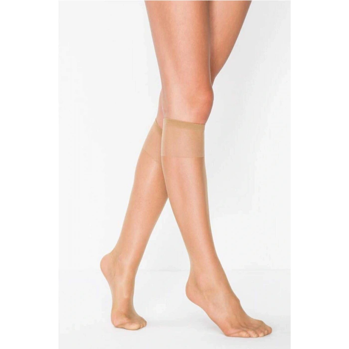 Süper Ince 15 den Mat Pantolon Çorabı Bronz