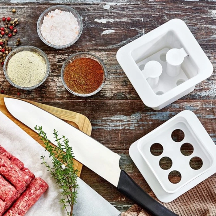 Tekirdağ Köfte Kalıbı - 6 Bölmeli Pratik Tekirdağ Köfte Kalıbı