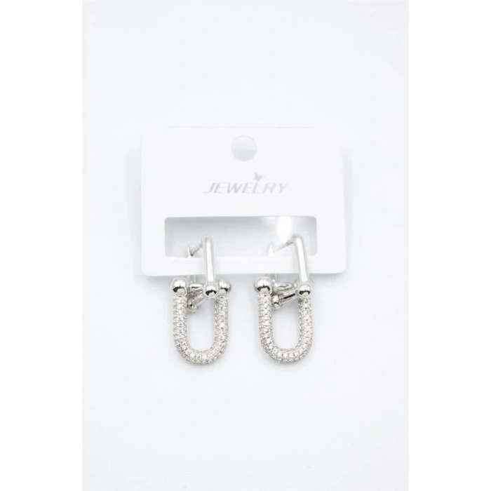 TF Zincir Küpe - Gümüş