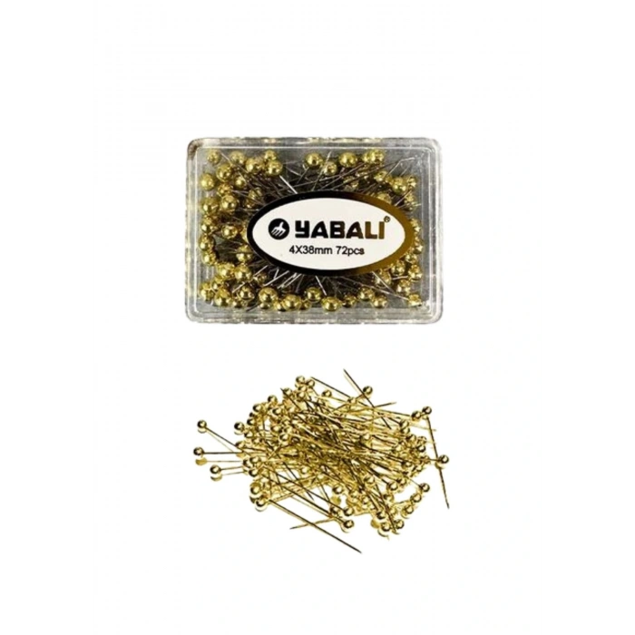 Toplu İğne Altın 72li 4x38 mm