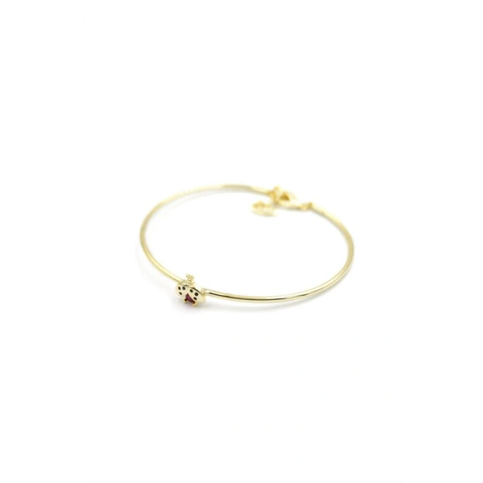 Uğur Böceği Bilezik - Altın