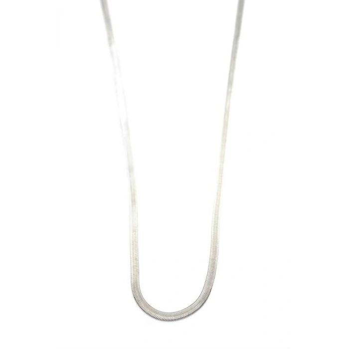 Xuping İtalyan Zincir Kolye-60cm - Gümüş