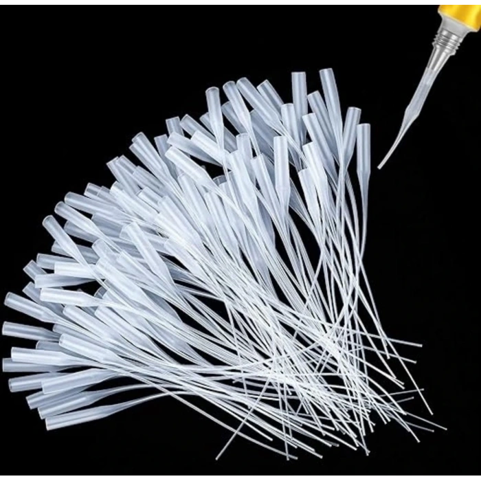 Yapıştıcı Mikro Uçları Plastik Yapıştırıcı Şişe Uçları Şırınga Ucu 10 Adet