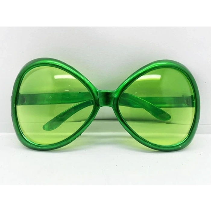 Yeşil Renk Yeşilçam Nostalji 80li Yıllar 90lı Yıllar Parti Gözlüğü  7x16 Cm