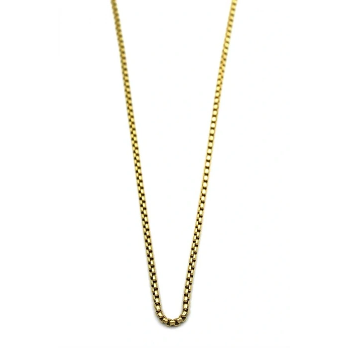 Yılan Zincir Kolye - 45 cm - Altın