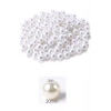 1.000 gram (1 kg.) 20mm Beyaz Renk Plastik İnci Boncuk Çanta ve Takı Yapım Boncuğu (~200 adet)