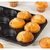 12 Bölmeli Metal Yapışmaz Muffin Kek Kalıbı