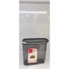 1.8 Litre Poly Erzak Saklama Kabı Kızaklı Kapak Royaleks-BNM-0650