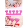 5 Adet Pedikür El Ayak Parmak Ayırıcı Tırnak Boyama Yumuşak Köpük Ayak Sedye