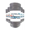5 Adet Polyester Makrome İpi 423 Gri 100 gr