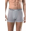 6 adet Feelline Gri Pamuklu Doğal Likralı Erkek Boxer