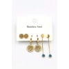 6lı Set Küpe - Altın
