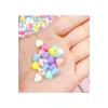 60 gr (300 adet) Şeker Rengi Akrilik Kalp Boncuklar Renkli Karışık Plastik Pastel Boncuklar Ara Boncuk Kalp Şekilli Kolye Bilezik için