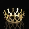Altın Renk Çocuk Ve Yetişkin Uyumlu Kraliçe Tacı Prenses Tacı 8x25 Cm