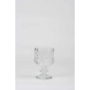 Ayaklı Kahve Yanı Bardağı Kristal Kesim Shot Bardak 7cm x 4 cm 6 Lı Set