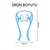 Boyun Bacak Ayak Bel Masaj Aleti Çok Fonksiyonlu Manuel 4 Tekerlekli - Mavi