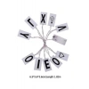 BUFFER® 10lu Lightbox Işıklı Harf Mesaj Panosu Dekoratif  Harf Işık Zinciri