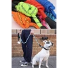 BUFFER® Reflektörlü Fosforlu Köpek Gezdirme Halatı Tasma Kayışı Metal Kancalı 130 cm