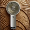 BUFFER®  USB ile Şarj Olabilen 3 Ayarlı Fan Modlu Çanta Tipi El Fanı