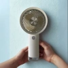 BUFFER®  USB ile Şarj Olabilen 3 Ayarlı Fan Modlu Çanta Tipi El Fanı
