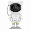 BUFFER® Uzaktan Kumandalı ve Zamanlayıcılı Farklı Renk Işık Modlu Astronot Projektör Gece Lambası
