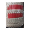 Çamaşır Lastiği Dantelli 1 cm 1 Metre Krem