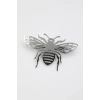 Çelik Arı Broş - Gümüş