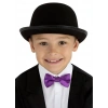 Charlie Chaplin Stil Çocuk Şapkası – Siyah Melon Parti Şapkası