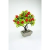Dekor Ağaç Bereket Nar Ağacı Saksılı Dekoratif Ağaç Biblo 24x13 cm