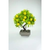 Dekor Ağaç Limon Ağacı Saksılı Dekoratif Ağaç Biblo 24x13 cm