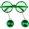 Disko Toplu Küpeli Parti Gözlüğü Yeşil Renk