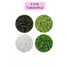 Dökme Cam Kum Boncuk (8/0) 3 mm - 4 Renk - Toplam 80 Gram - BNC418