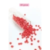Dökme Cam Kum Boncuk Büyük Boy (6/0) 4 mm - 60 Gram - Açık Kırmızı - BNC125