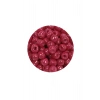 Dökme Cam Kum Boncuk Büyük Boy (6/0) 4 mm - 60 Gram - Bordo - BNC133
