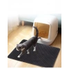 Elekli Kedi Tuvalet Önü Paspası - Siyah