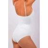 Elit Life İp Askılı Slip Dikişsiz Body Beyaz Korse 876