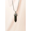 Hematit Doğal Taşı Zincirli El Yapımı Tasarımlı Kolye Uç: 3,5 cm Zincir: 20 cm Kutulu