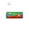 J-250 Jumbo Boy Çöp Torbası 80 x 110 cm 10 Lu Rulo x 5 Paket = 50 Adet (Mavi)