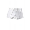Kadın Dikişsiz Görünmez İz Yapmaz Mini Şort Boxer Beyaz