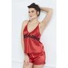 Kadın Şık Saten Gecelik Takım 3524 - Royaleks