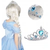 Karlar Ülkesi Elsa Mavi Kalpli Taç Ve Mavi Asa Seti Çocuk Boy