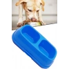 Kedi - Köpek Mama Ve Su Kabı 2 Bölmeli  Büyük Boy