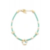 Kelebek Boncuk Bileklik - Açık Yeşil