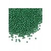 Koyu Yeşil Renk 4 mm Yaklaşık 660 adet / 60 gram Cam Boncuk Oya Yazma Bileklik ve Kolye