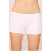 Likralı Süprem Bayan Boxer Short Beyaz 2100B