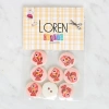 Loren Crafts 8li Balık Düğme - 1159