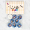 Loren Crafts 8li Balık Düğme - 1180