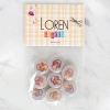 Loren Crafts 8li Emzik Düğme - 1009