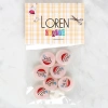 Loren Crafts 8li Gülen Yüz Düğme - 1017