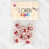 Loren Crafts 8li Gülen Yüz Düğme - 1019